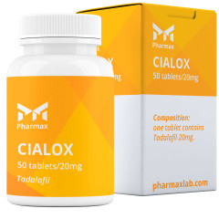 Tadalafil comprimido (Cialis) 50 tabs, 20 mg/tab